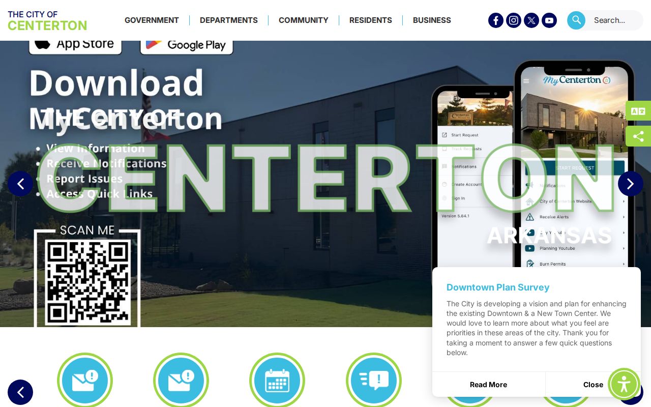 Centerton court docket city government context